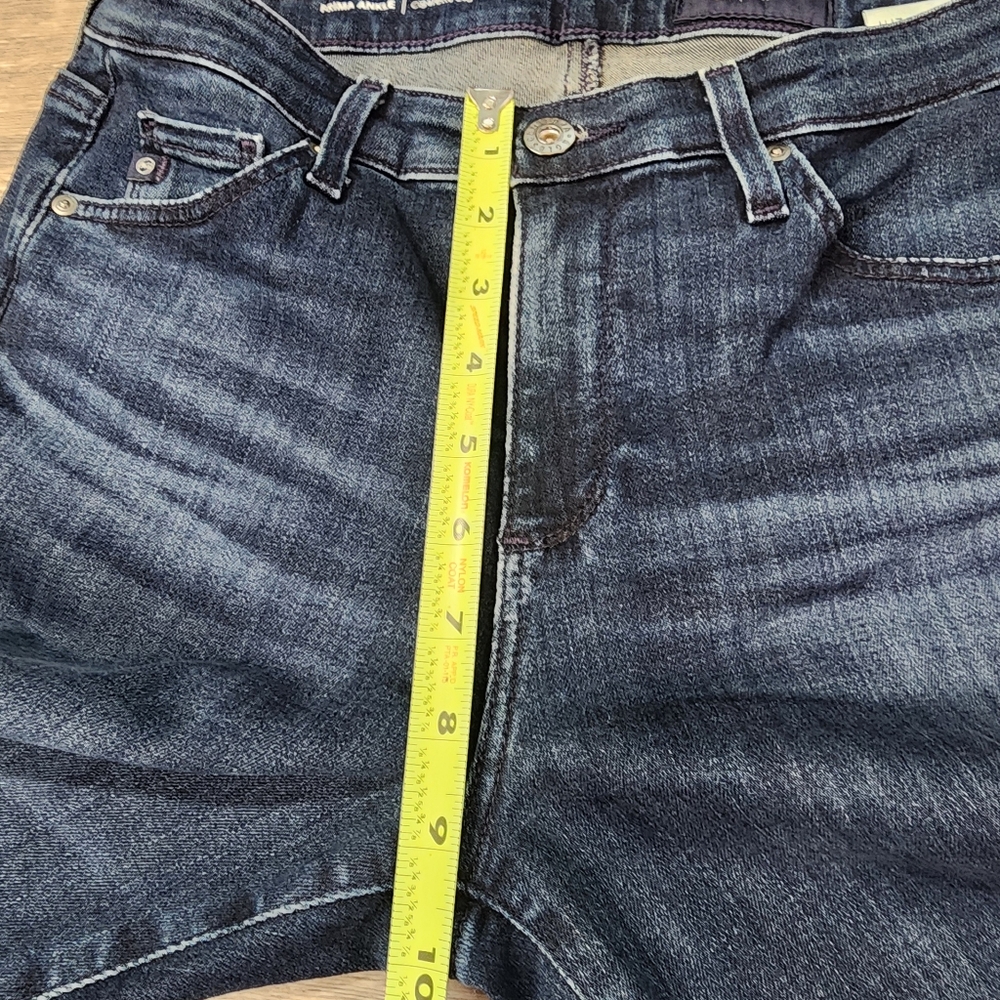 AG Adriano Goldschmied Prima Ankle Dark Wash Denim Cigarette Ankle Jean 27 R - Picture 6 of 12